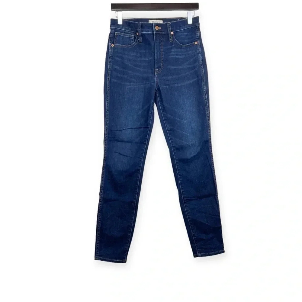 Madewell 10 Inch High Rise Skinny Jeans Tarren Wash Size 27